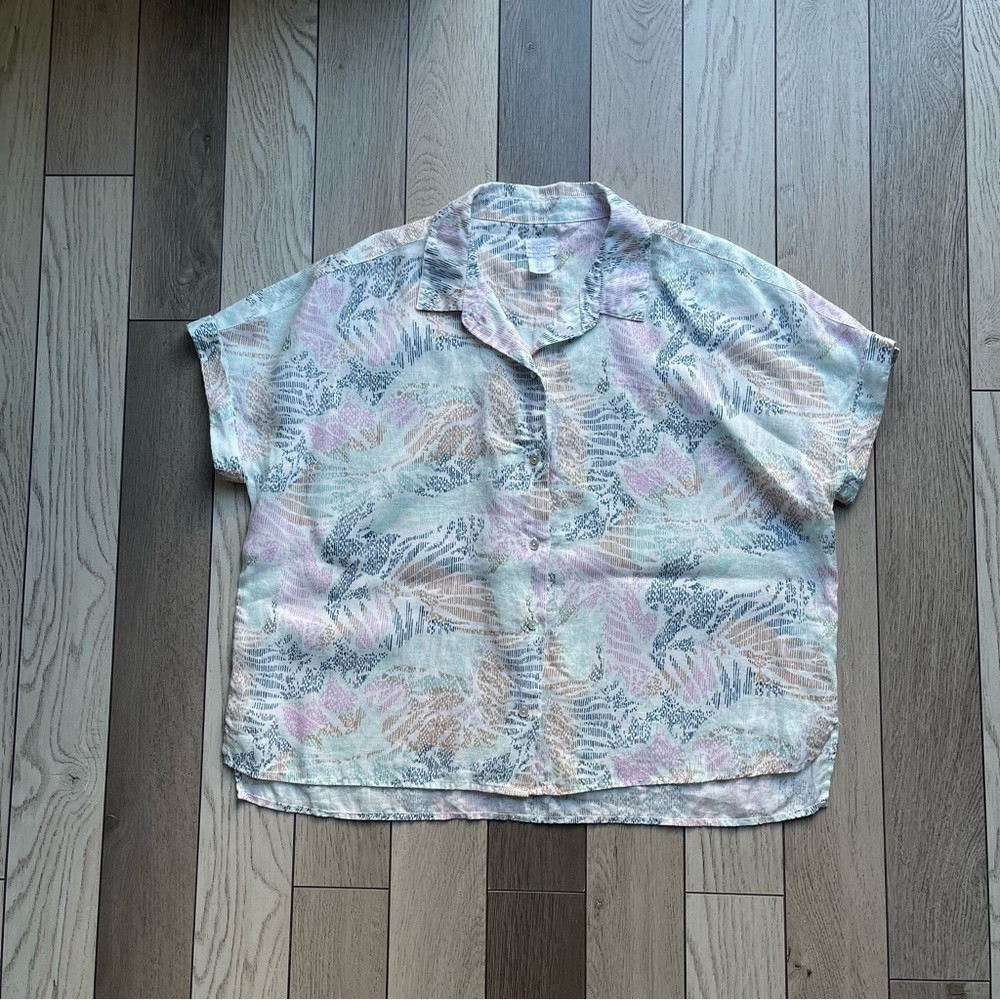 Sigrid Olsen Multicolor Patterned Shirt